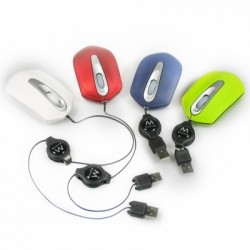 Mini Optical Mouse Rosso