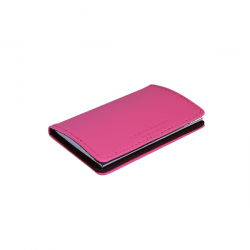 Business Card Holder W/Magnet Hot Pink