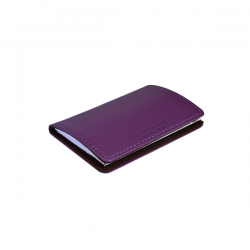 Business Card Holder W/Magnet Violet