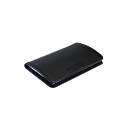 Business Card Holder W/Magnet Black