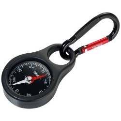 Keyring Compass Black