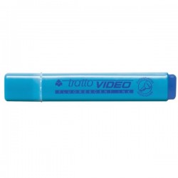 Evidenziatore Tratto Video azzurro Tratto 1- 5 mm