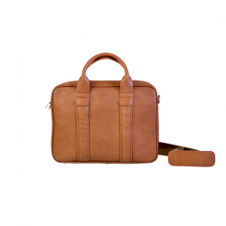 Toscana Briefcase Cognac