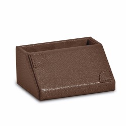 NEW DESK BUSINESS CARD HOLDER BROWN