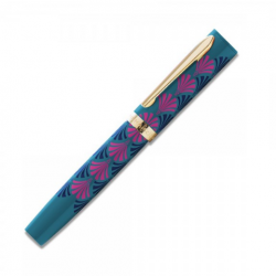 LAQUERED BIJOUX MINI PEN - PETROL BLUE