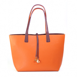 COLOR REVERSIBLE TOTE BAG MANDARIN