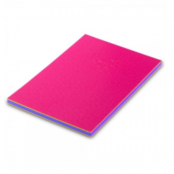 BLOCCO NOTES 15 X 21 CM SAFFIANO HOT PINK