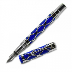 BOHEMIAN STYLO SILVER BLUE