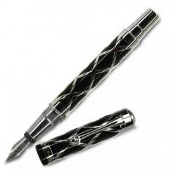 BOHEME FOUNTAIN PEN NERO ACCIAIO