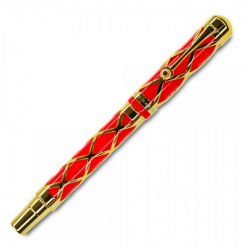 BOHEMIAN STYLO SILVER RED