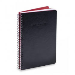 SPIRAL BOUND NOTES A4 BLACK