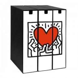 Set tre portariviste Image Keith Haring - Cuore