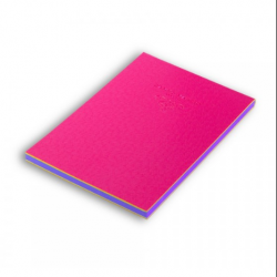 JOURNAL 16,5 X 23,4  1CM  HOT PINK