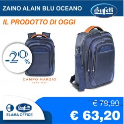 ZAINO ALAIN BLU OCEANO