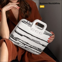 Bombata Black&White Laptop Bag 15,6