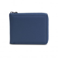 WALLET ZIP AROUND BLU DENIM